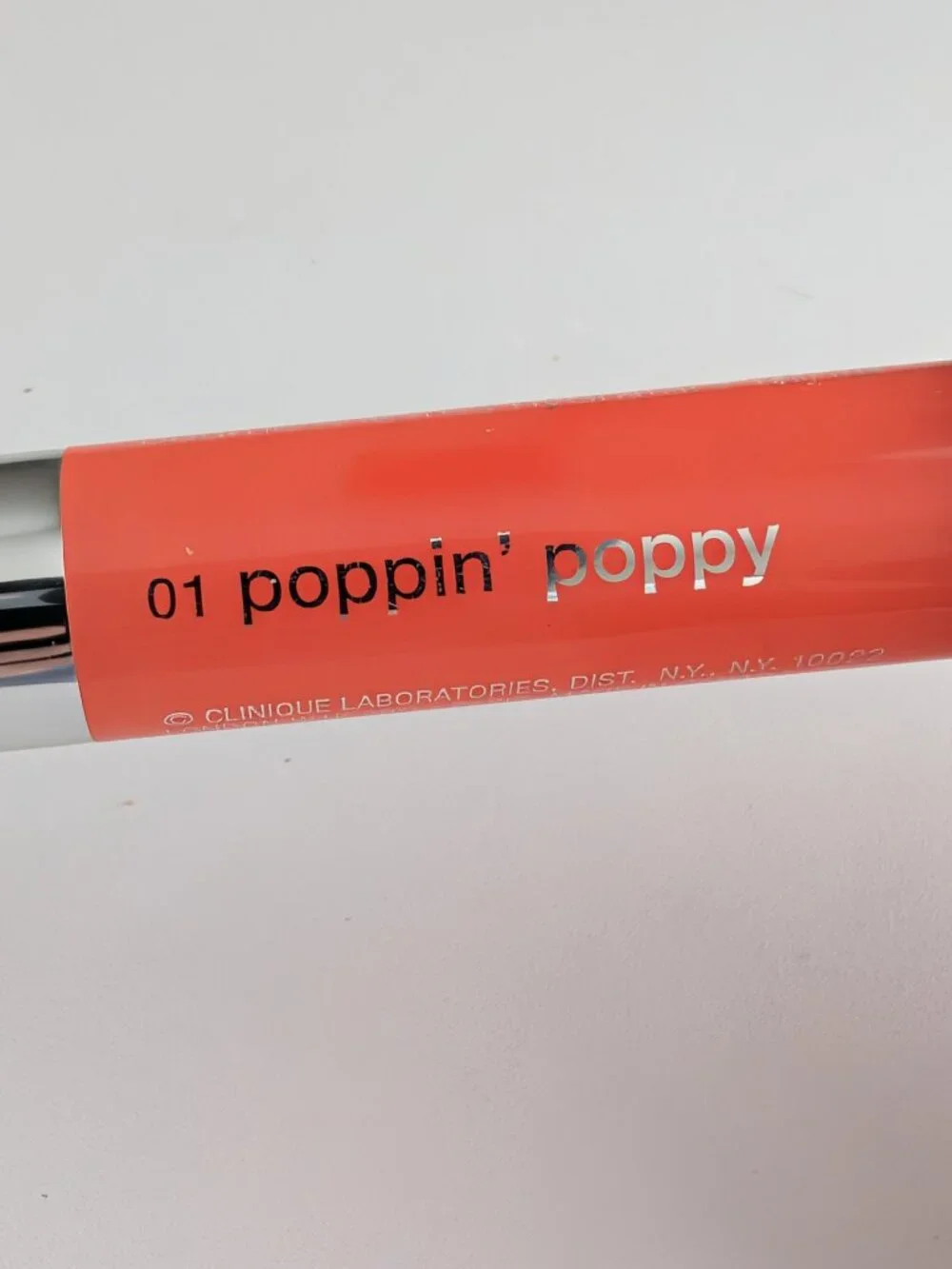 Clinique Chubby Stick Baby Tint Lip Color Balm in 01 Poppin Poppy .08oz/2.4g New